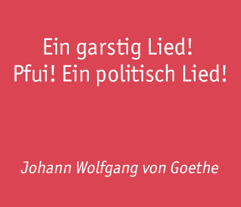 Europas Festival des politischen Liedes