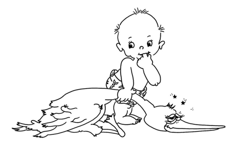 Die Angst und der Storch