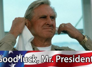Good luck, Mr. President!