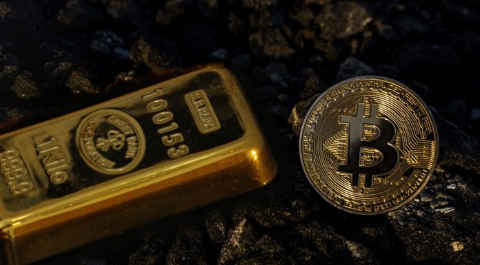 Bitcoin und ein Topf voll Gold